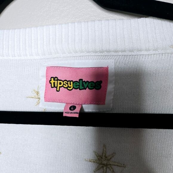 Tipsy Elves Tree Skirt Sweater Large Christmas - Picture 6 of 7